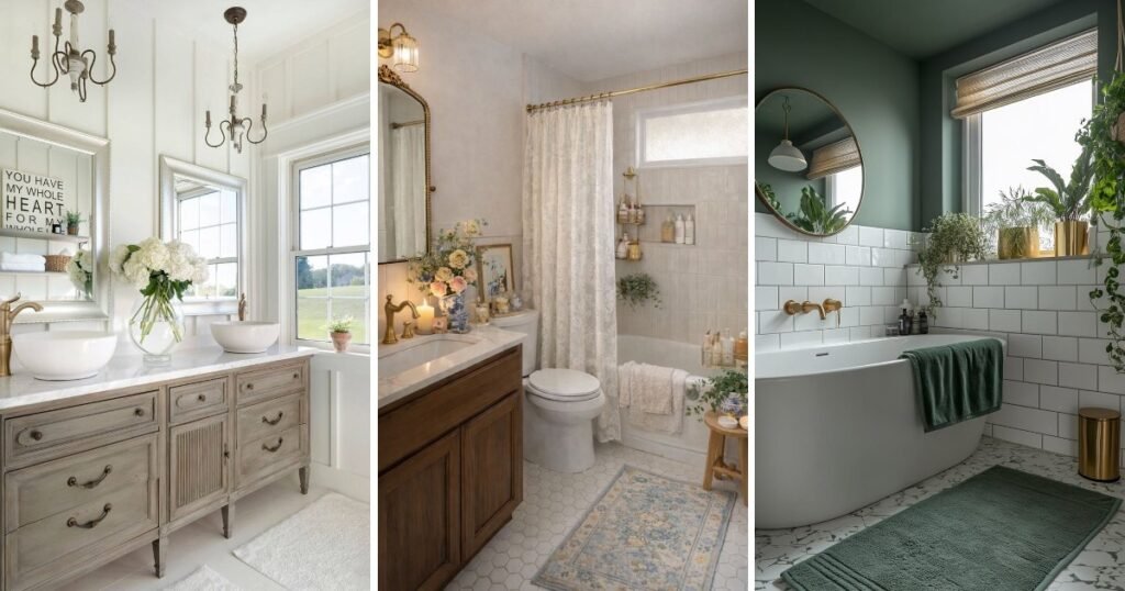 15 Easy Modern Farmhouse Bathroom Decor You Will Love