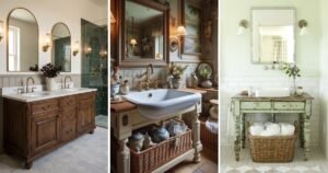 10 Fun Modern French Bathroom Decor Vintage That Feel Cozy