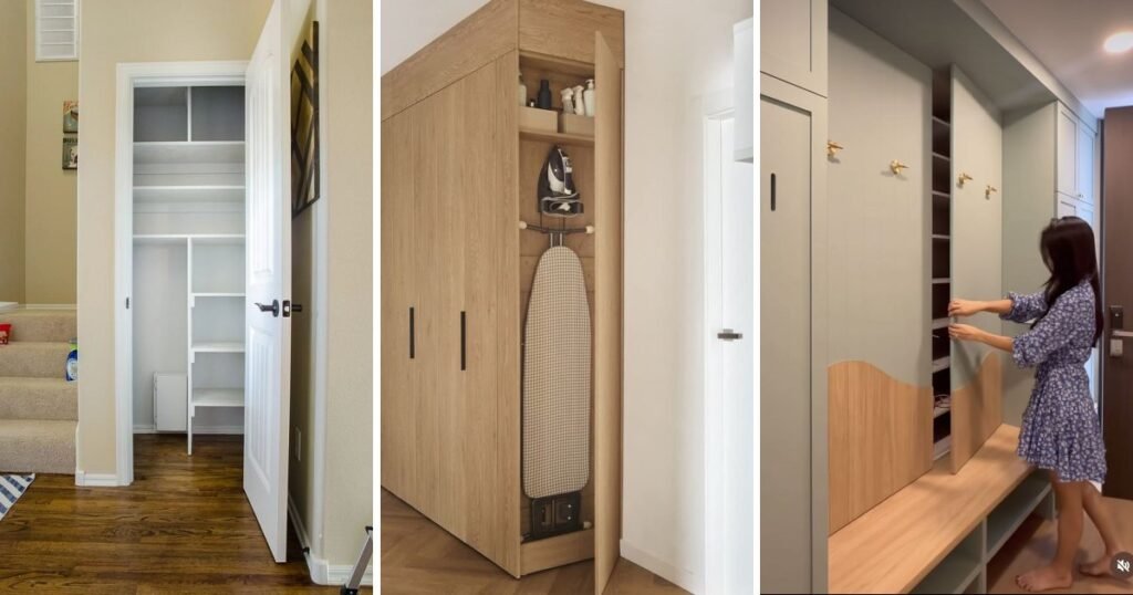 12 Top Modern Hallway Closet Organization on a Budget