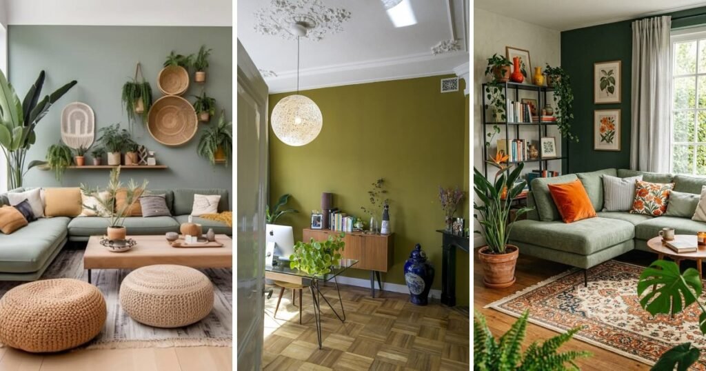 10 Fun Green Living Room Decor For Small Spaces to Try