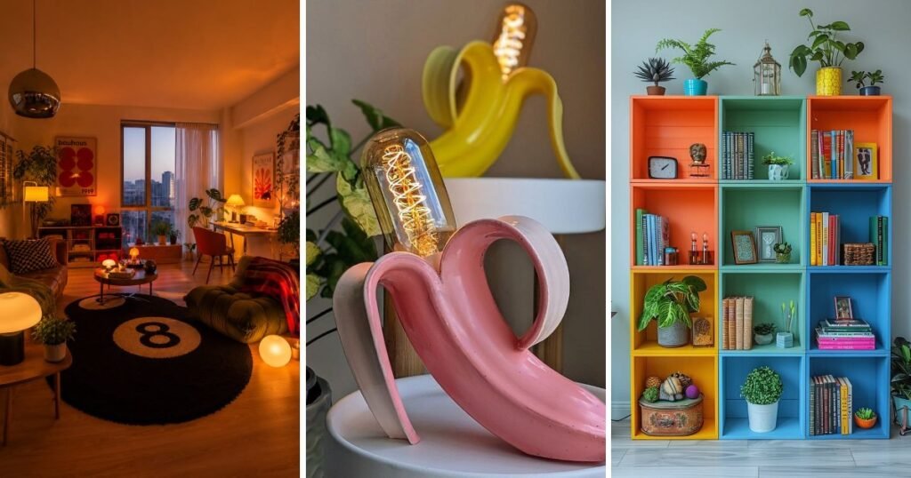 10 Fun Funky Home Decor For Small Spaces That Feel Cozy