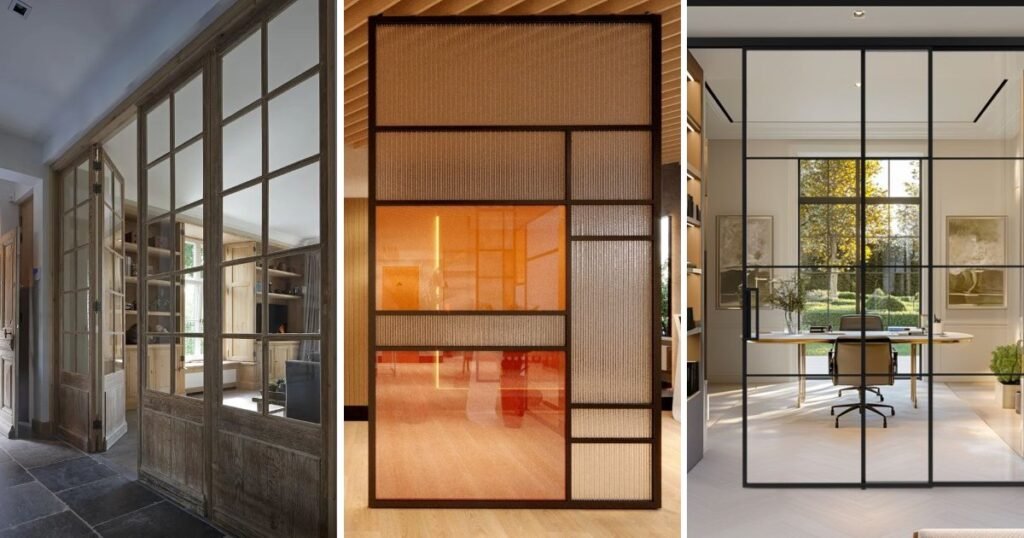 10 Fun Glass Room Divider Ideas That Feel Cozy