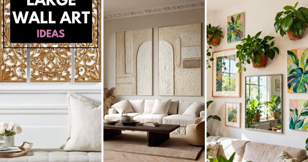 15 Easy Large Wall Decor Living Room Ideas You Will Love