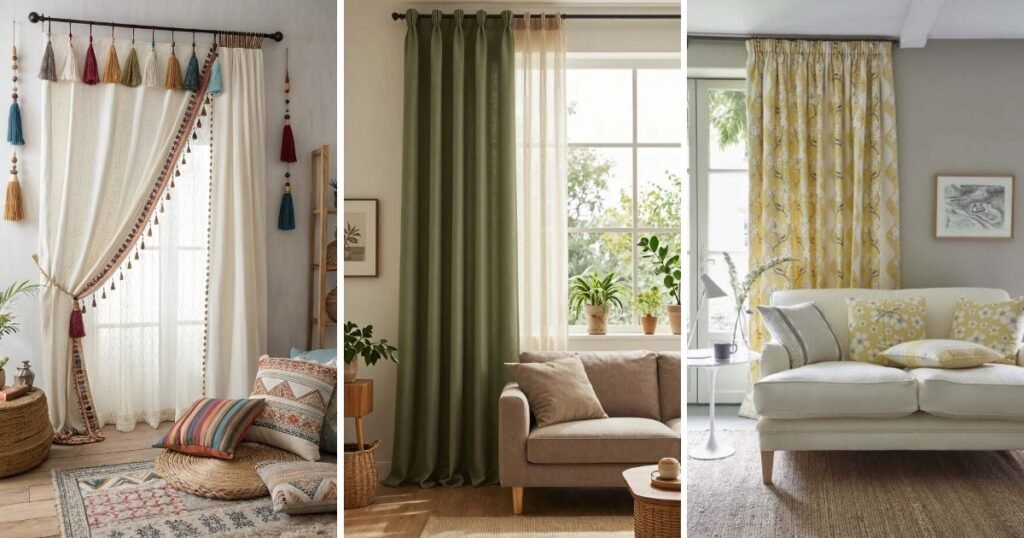 20 Best Modern Living Room Decor Curtains to Try