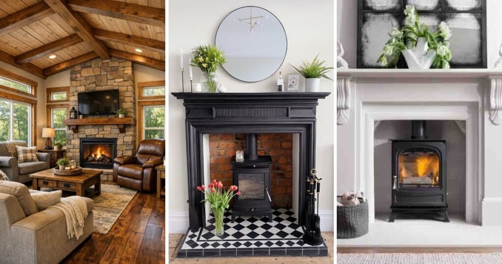 12 Top Modern Living Room Decor Fireplace on a Budget