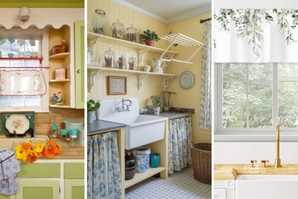 25 Cool Kitchen Curtain Ideas Above Sink Ideas for Any Home