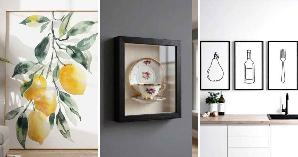 10 Fun Modern Kitchen Decor Wall Art That Feel Cozy