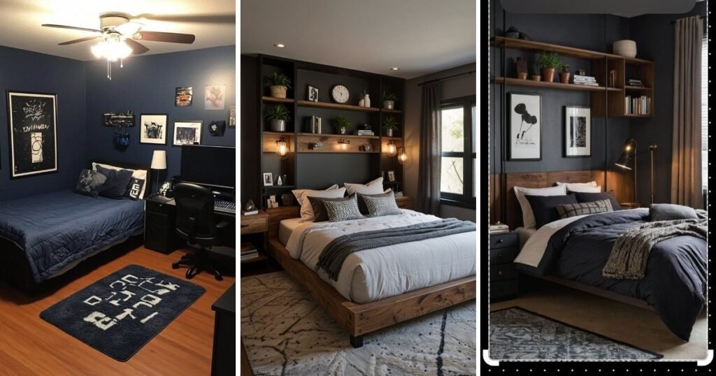 12 Top Mens Bedroom Decor For Small Spaces on a Budget