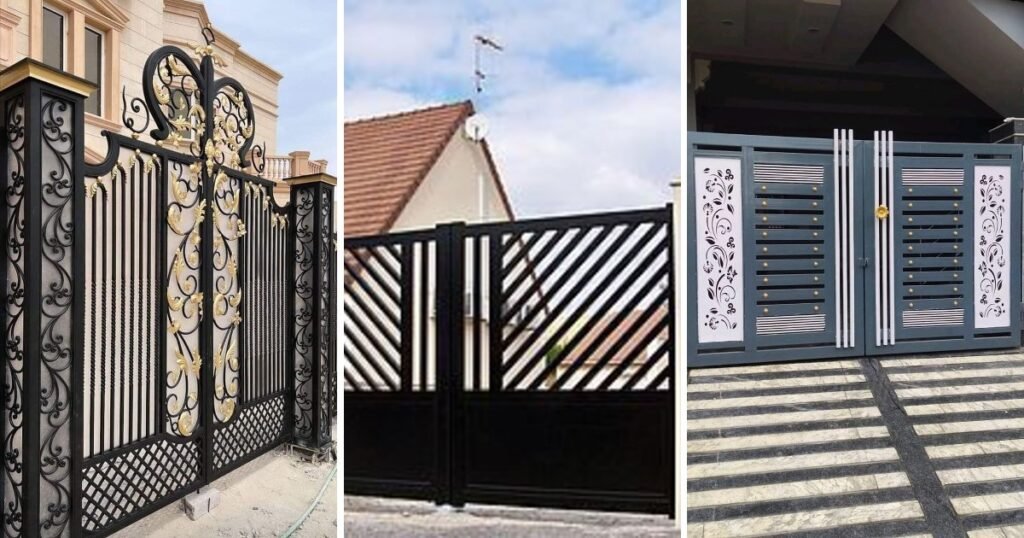 10 Fun Modern House Main Gates Design That Feel Cozy