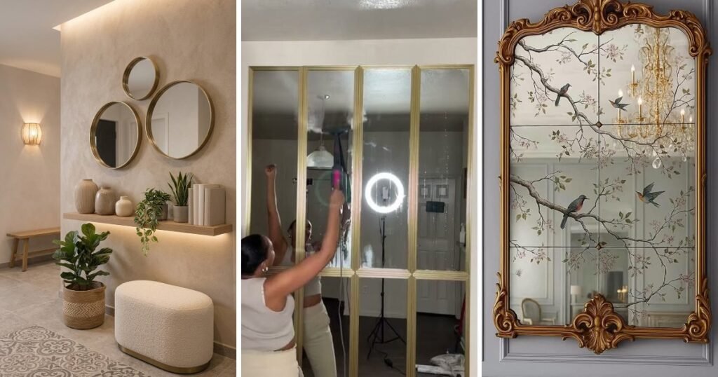 10 Fun Modern Mirror Wall Decor Bedroom That Feel Cozy