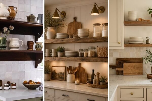 15 Easy Kitchen Open Shelf Styling Ideas You Will Love