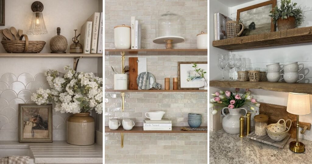10 Fun Kitchen Shelf Styling For Small Spaces That Feel Cozy