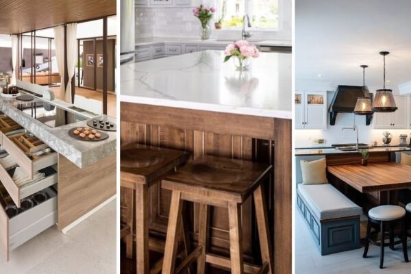 25 Cool Modern Kitchen Island Ideas With Seating to Try