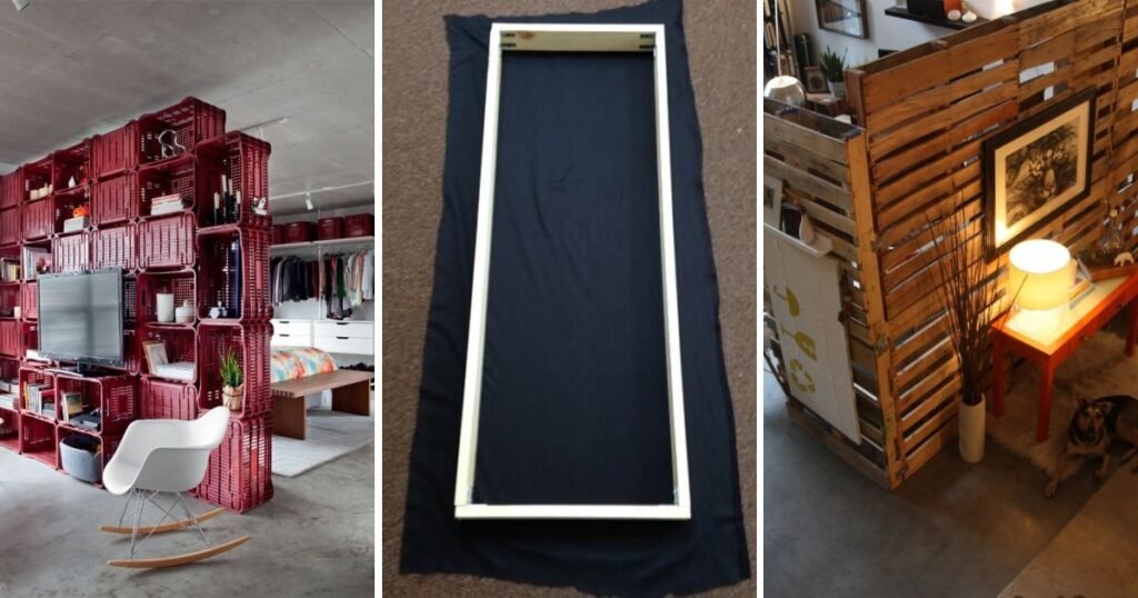 15 Easy Modern Room Divider Ideas DIY Cheap You Will Love