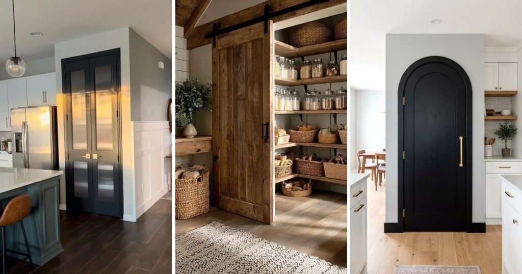 10 Fun Modern Pantry Doors Ideas Kitchen That Feel Cozy