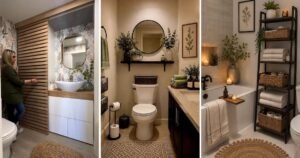 10 Fun Modern Small Bathroom Decor That Feel Cozy