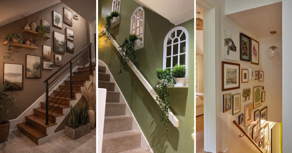 10 Fun Staircase Wall Decor Ideas That Feel Cozy