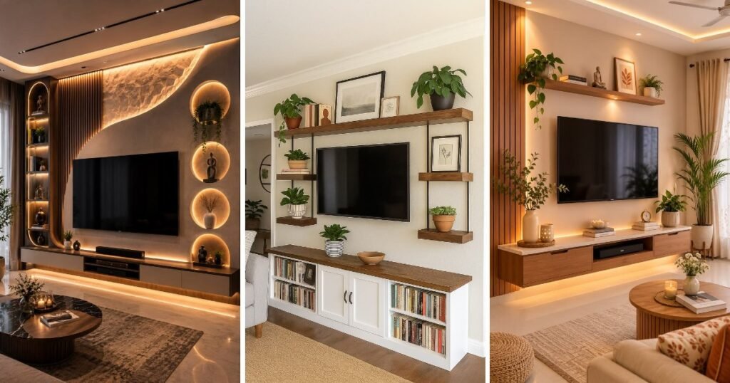 10 Fun Modern TV Wall Decor That Feel Cozy