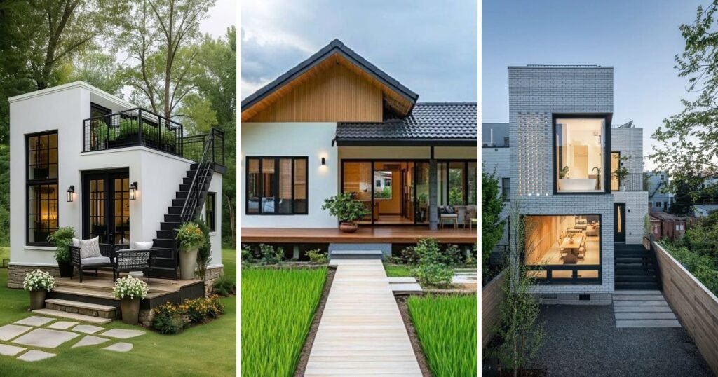 25 Cool Small House Elevation Design On A Budget to Try
