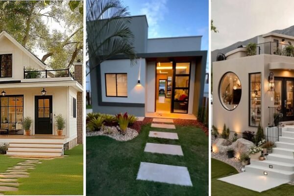 10 Fun Modern Small House Front Design That Feel Cozy