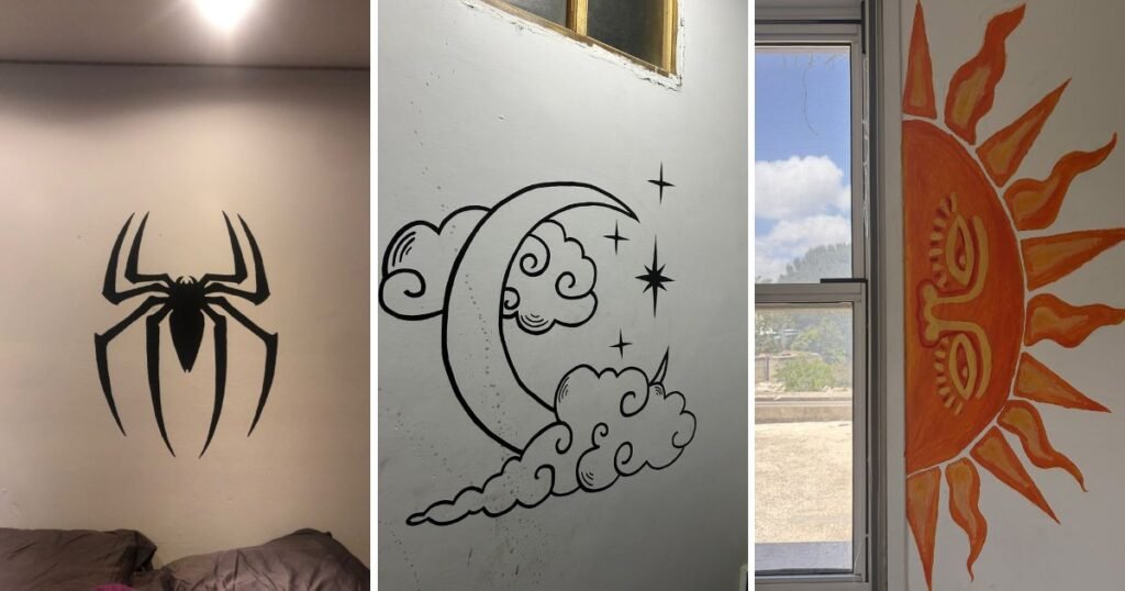 15 Easy Wall Drawing Ideas Bedroom For Small Spaces to Try