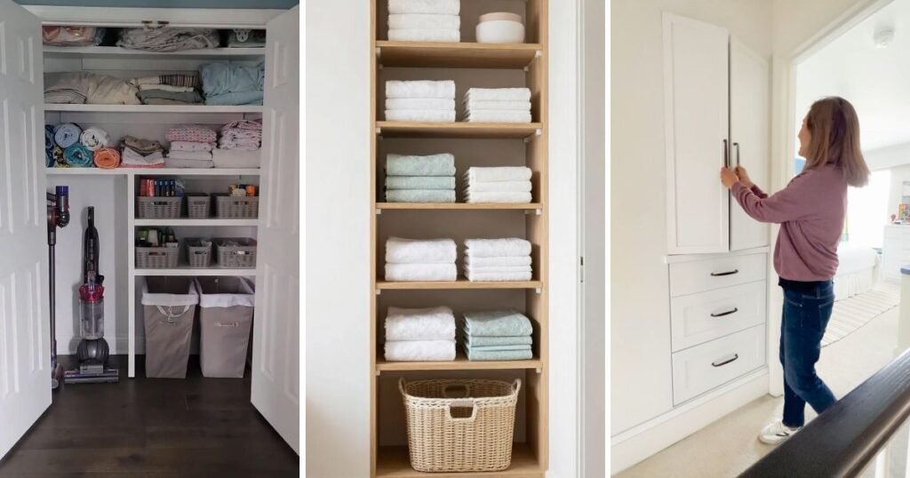 15 Easy Modern Small Linen Closet Organization You Will Love