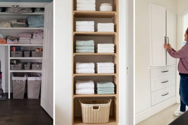 15 Easy Modern Small Linen Closet Organization You Will Love