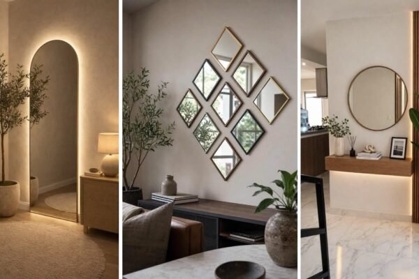 10 Fun Modern Wall Mirror Ideas Living Room That Feel Cozy