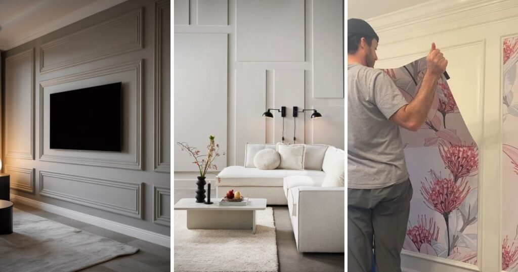 12 Top Modern Wall Moulding Ideas Living Room on a Budget