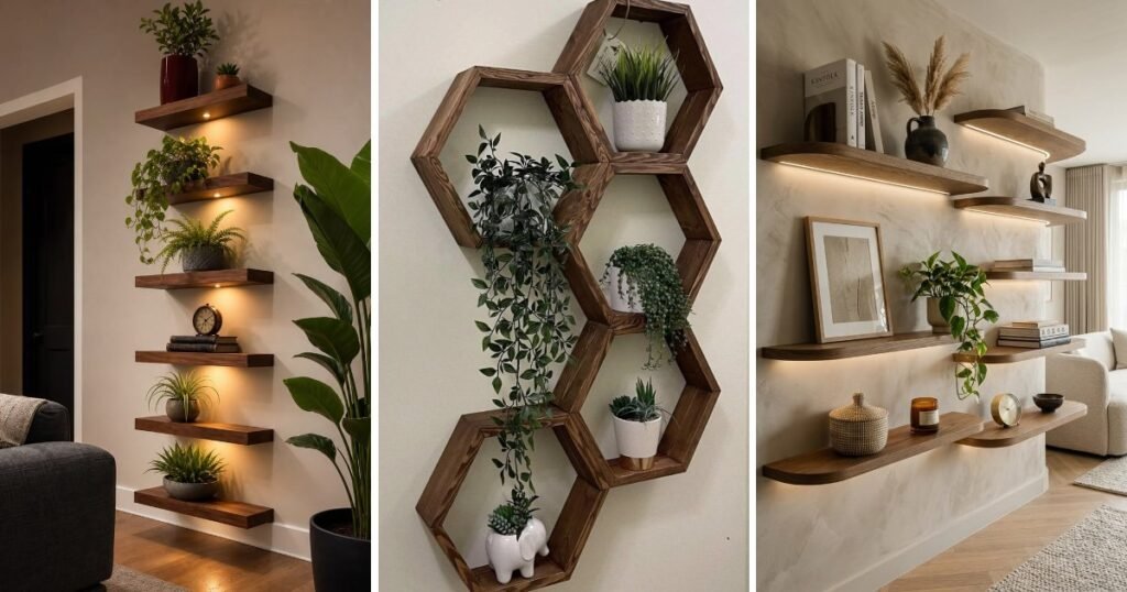 15 Easy Modern Wall Shelf Decor You Will Love