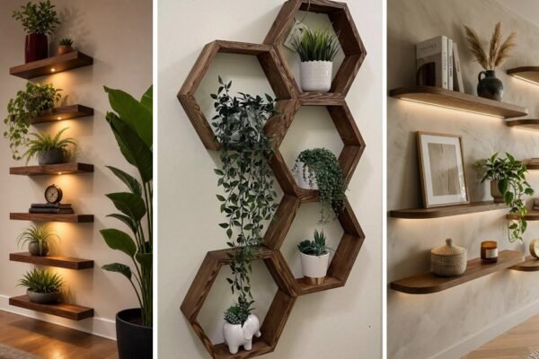 15 Easy Modern Wall Shelf Decor You Will Love