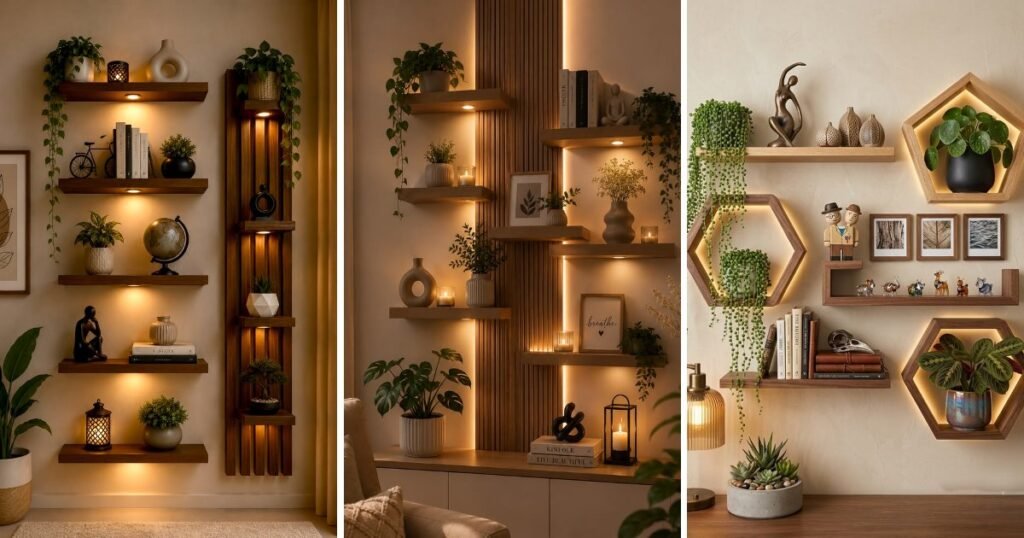 10 Fun Wall Shelf Decor Ideas That Feel Cozy