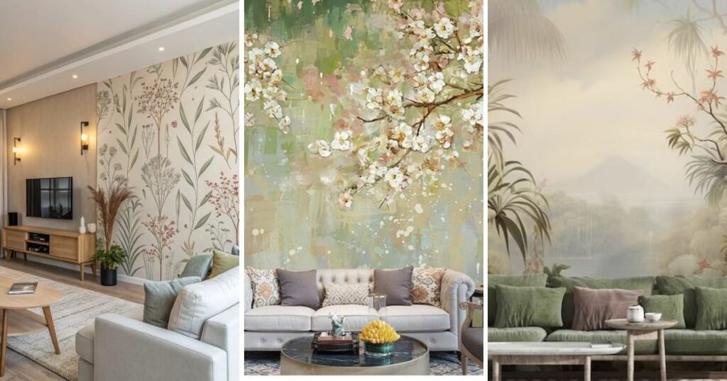 15 Easy Modern Wall Papering Ideas Living Room You Will Love
