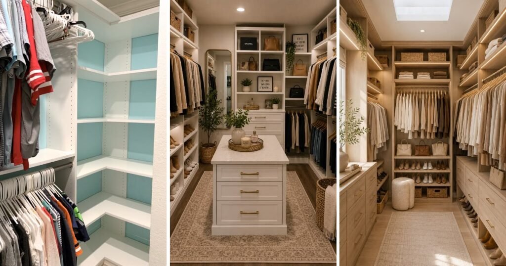 12 Top Small Walk In Closet Organization Ideas on a Budget