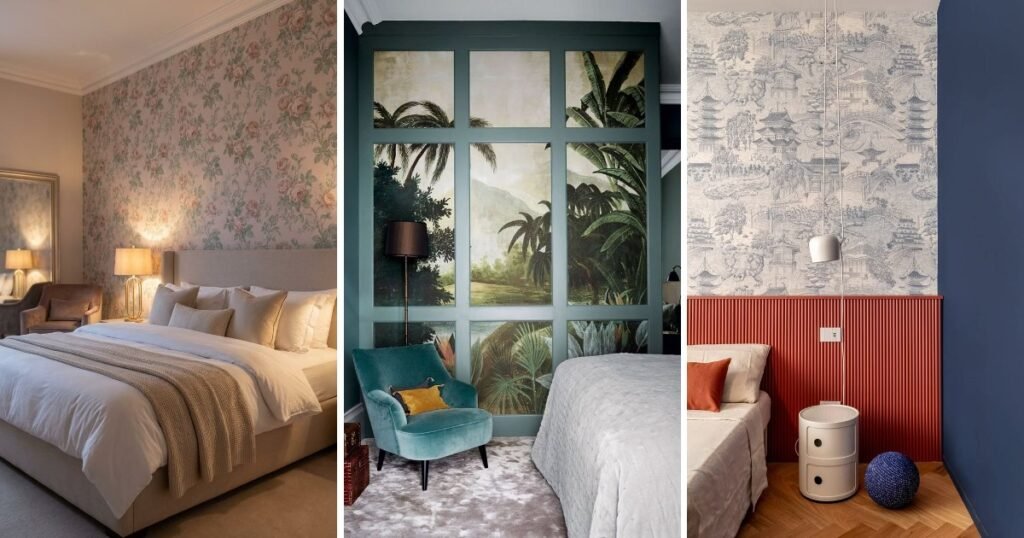10 Fun Wall Papering Ideas Bedroom Ideas That Feel Cozy