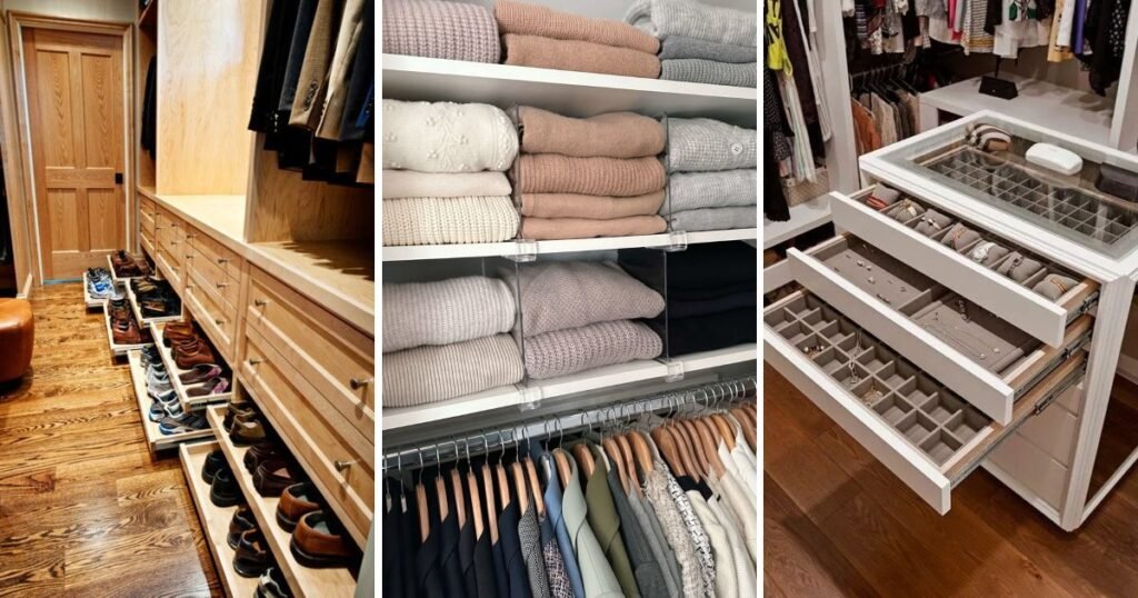 10 Fun Modern Tiny Closet Organization That Feel Cozy