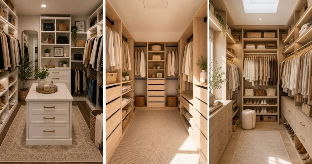 25 Cool Modern Walk In Closet Organization for Any Home