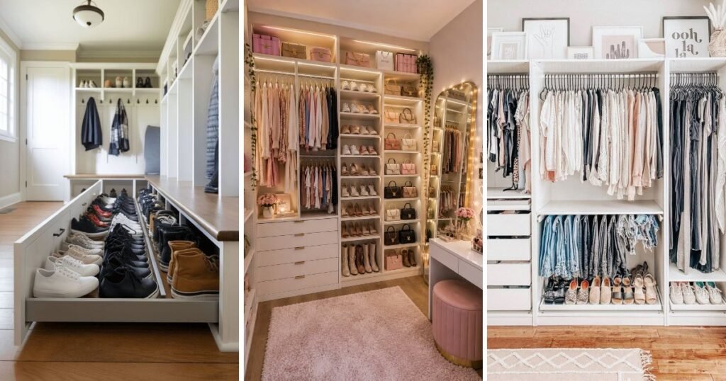 12 Top Walk In Closet Organization Ideas on a Budget